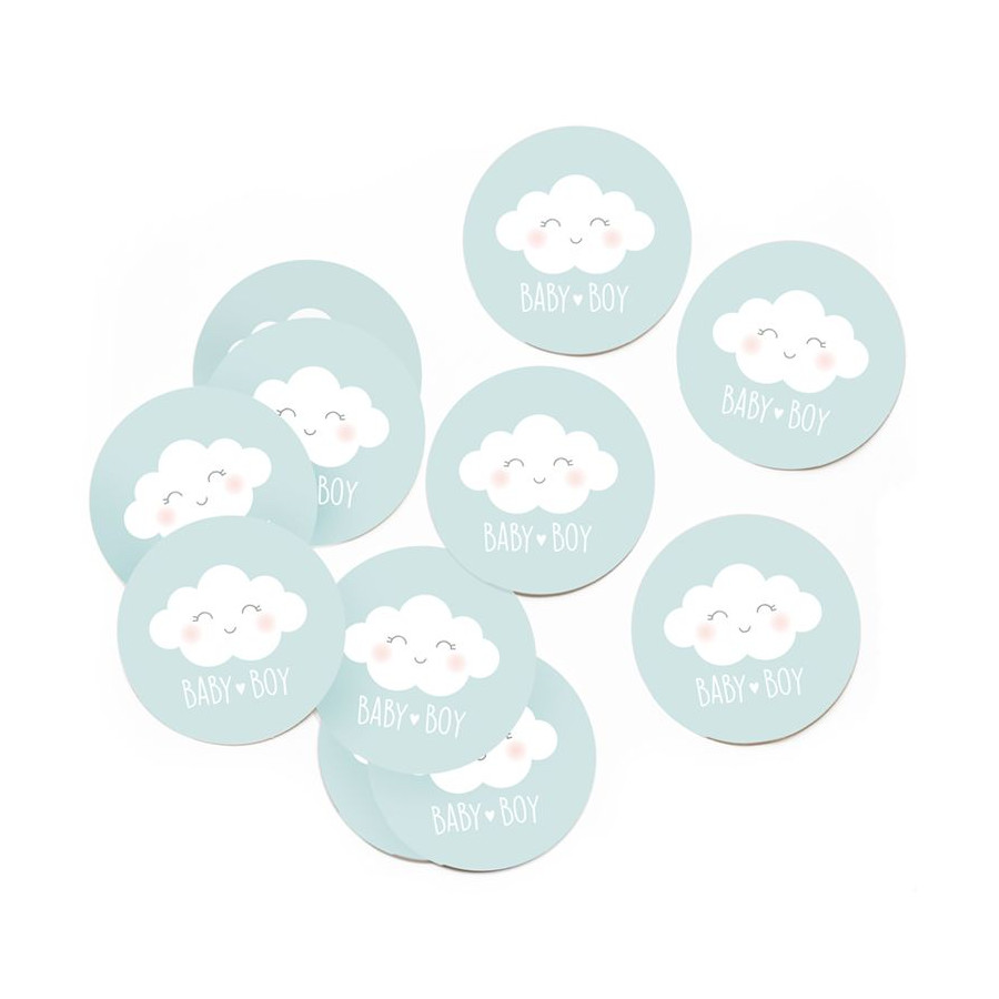 Stickers Nuage Bleu Lot De 10 Stickers Zu Range Ta Chambre Com