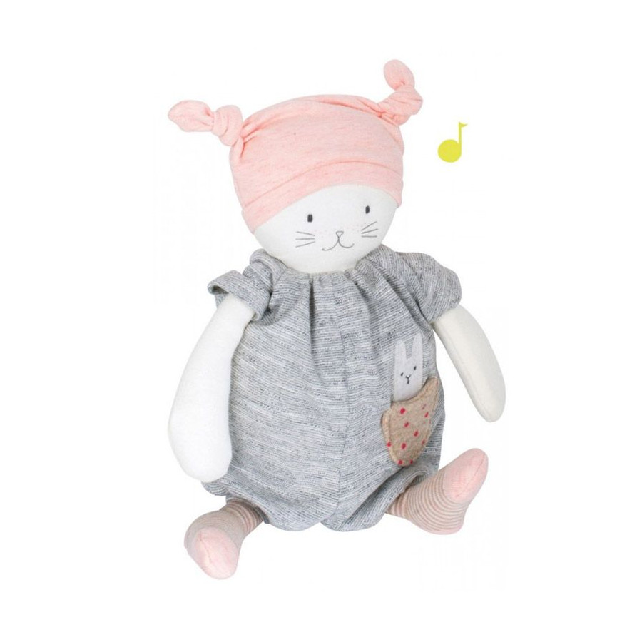 Doudou Moulin Roty Chat Off 70 Red E Tech