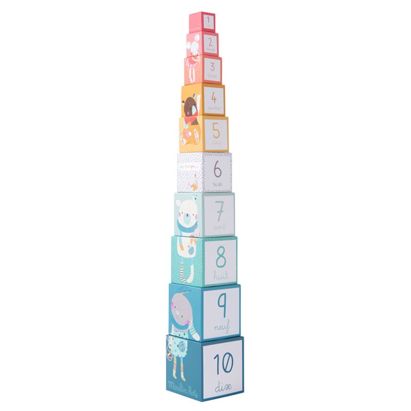 Cubes Empilables Les Petits Moulin Roty Jouet Design