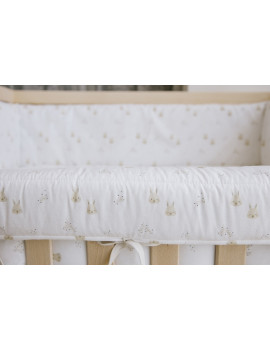 KIT COUETTE + TOUR DE LIT MINI BERCEAU 80 X 50 RABBITS