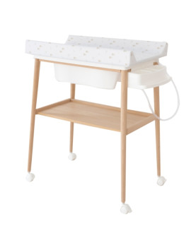 Baignoire Smart blanc et bois - Micuna